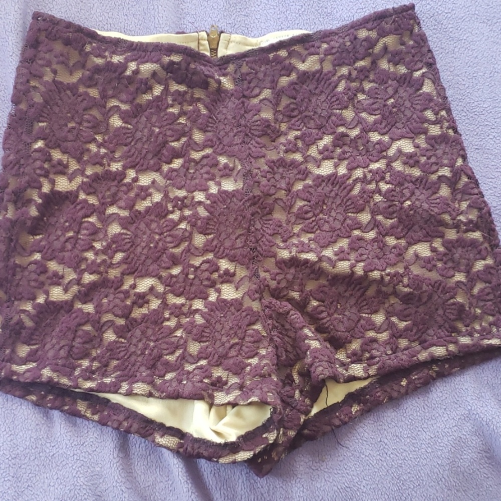 Floral dress shorts